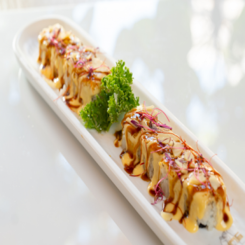 Roll De Atun Con Almendra Gratinado